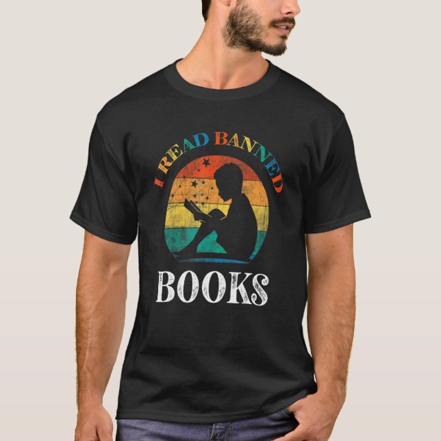 Camiseta I Read Banned Books  Reader  Bookworm (Frente)