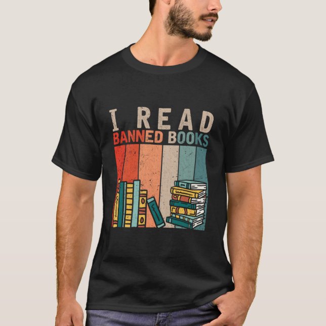 Camiseta I Read Banned Books Reader Bookworm (Frente)
