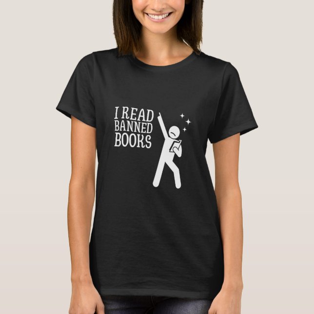 Camiseta I Read Banned Books Reader Bookworm 4 (Frente)