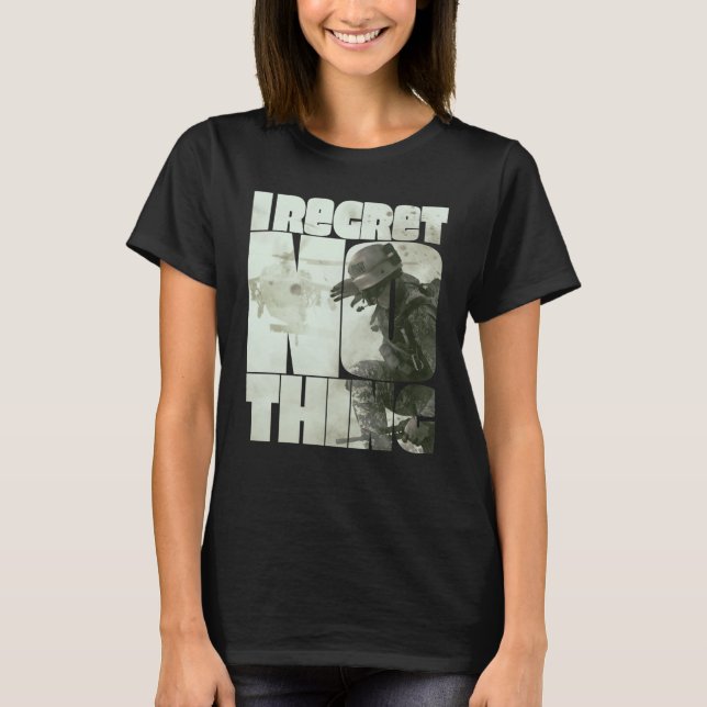 Camiseta I Regret Nothing  3 (Frente)