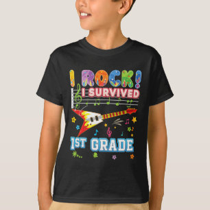 Camiseta I Rock Sobreviveu A Um Formando Da rua No Último D