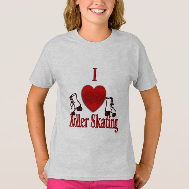 Camiseta I Roller Skating (Frente)