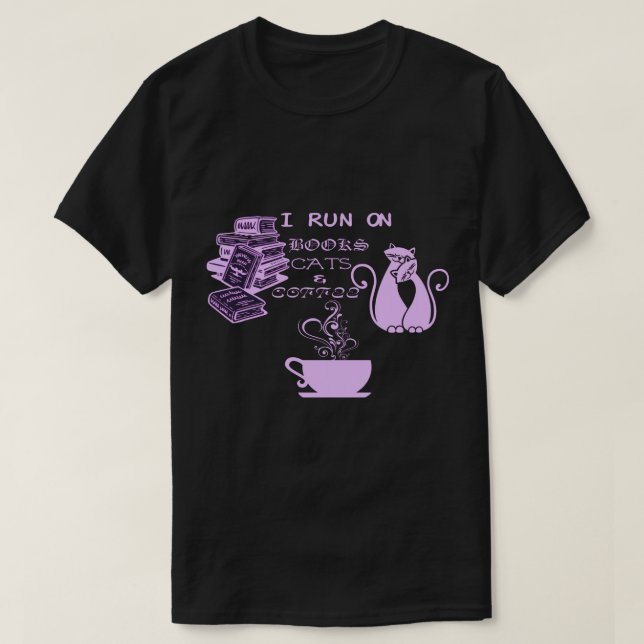 Camiseta I run on t-shirt (Frente do Design)