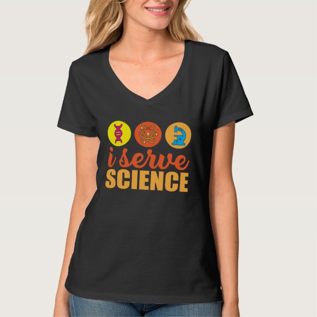 Camiseta I Serve Science I Chemistry (Frente)