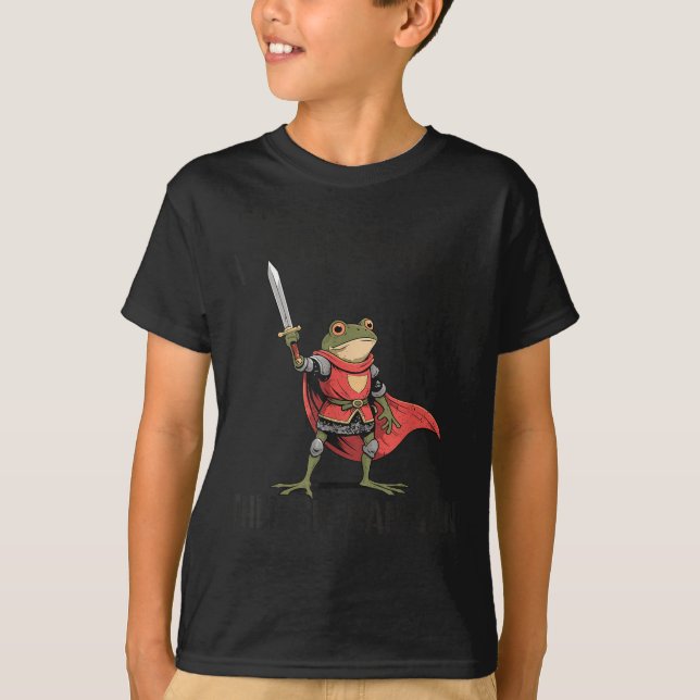 Camiseta I Shall Shenan Then Shenanigan Cute Quest Frog  (Frente)