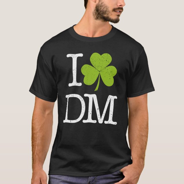 Camiseta I shamrock depeche mode (eu amo DM) (Frente)
