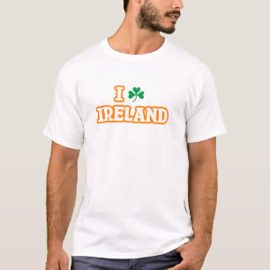 CAMISETA "I [SHAMROCK] IRLANDA"