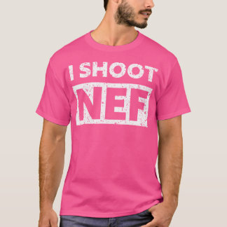 Camiseta I Shoot Nef Raw Format Photography