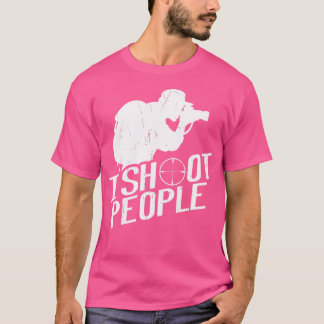 Camiseta I Shoot People Photography Gift Photographer