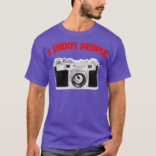 Camiseta I Shoot Pessoas Camera Geek Gift Design