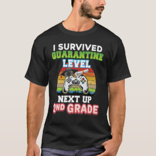 Camiseta I Sobreviver Nível de Quarentena Próximo Formando