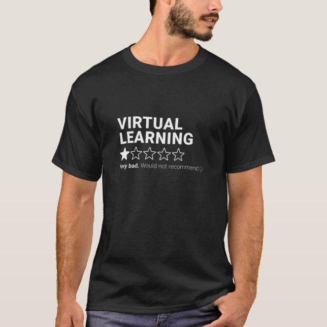 Camiseta I Sobreviveu ao Virtual Learning 1 Análise de Clas (Frente)