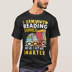 Camiseta I Sobrevivi Lendo Livros Proibidos para M