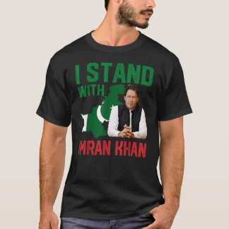 Camiseta I Stand With Imran Khan PTI Party Pakistan t-shirt