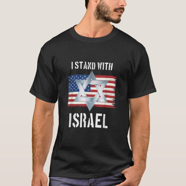 Camiseta i stand with israel (Frente)