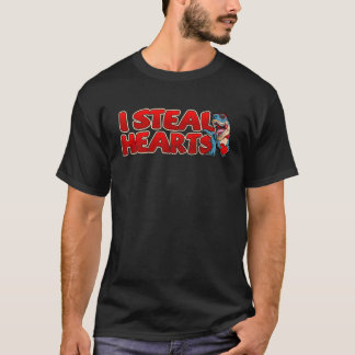 Camiseta I Steal Hearts Trex Dino Boy Valentines Day Toddle