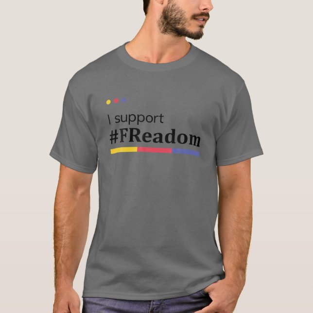 Camiseta I-Support-Freadom (Frente)
