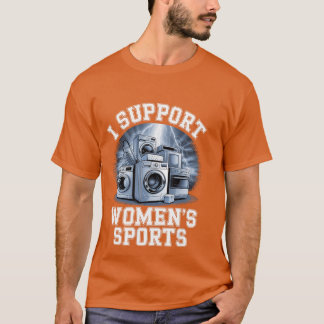 Camiseta I Support Womens Sports Unwearable Aduld Humor Boo
