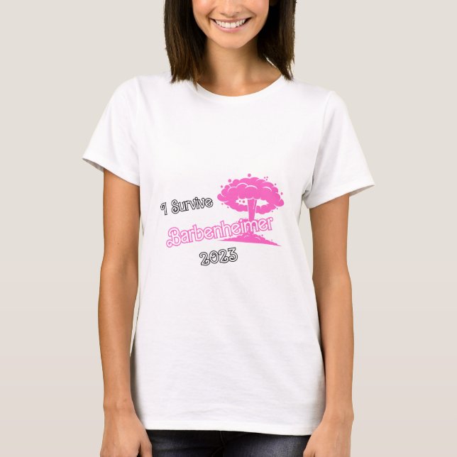 Camiseta I Survive Barbenheimer 2023 (Frente)