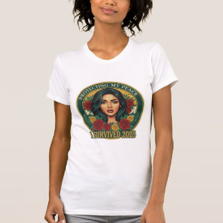 Camiseta I Survived 2025 T-Shirt – Quiet Resilience.