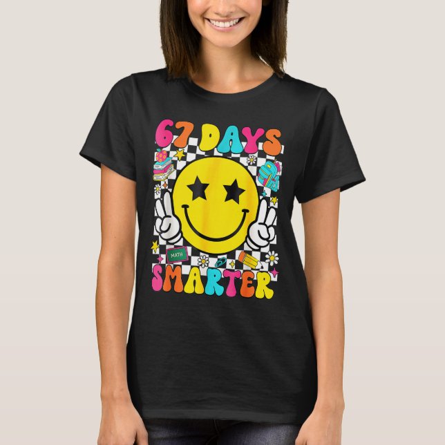 Camiseta I Survived 67 Days Of School Funny 67 Meme Teacher (Frente)