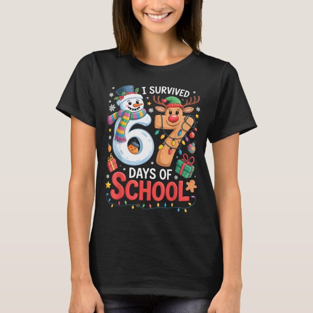 Camiseta I Survived 67 Days Of School Funny Meme Six Seven  (Frente)