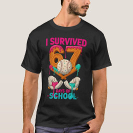 Camiseta I Survived 67 Days of School Ice Cream Six Seven M
