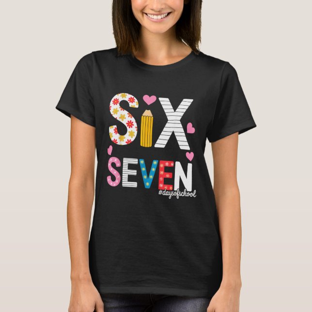 Camiseta I Survived 67 Days Of School Teacher Student Six S (Frente)