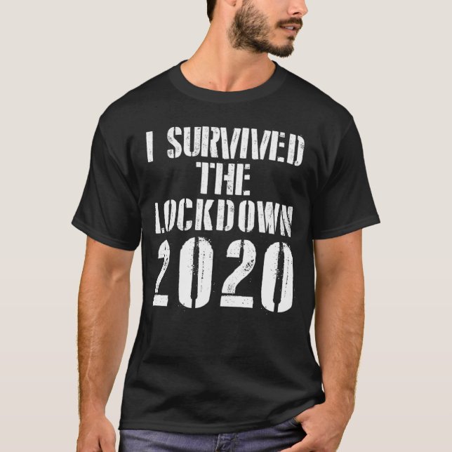 Camiseta I Survived The Lockdown 2020 On The World Apocalyp (Frente)