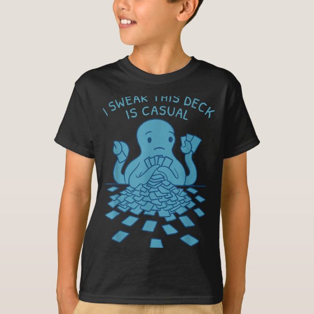 Camiseta I Swear This Deck Is Casual Funny Tabletop Gamer Q (Frente)
