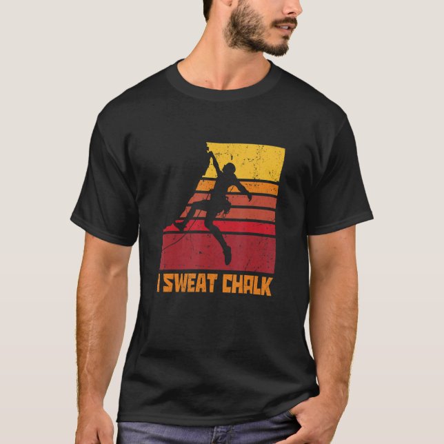 Camiseta I Sweat Chalk Graphic Bouldering Mountaineering Cl (Frente)