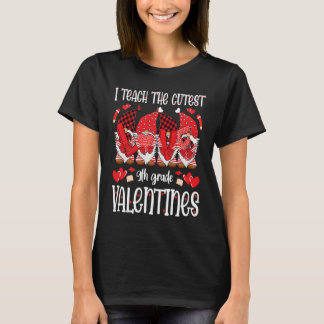 Camiseta I Teach The Cutest 9th Grade Valentines Gnomes Tea