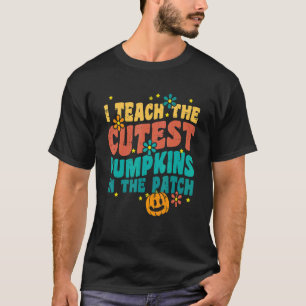 Camiseta I Teach The Cutest Pumpkins Retro Vintage Hallowee