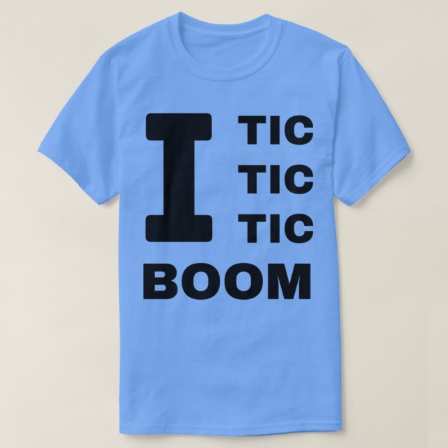 Camiseta I Tic Tic Boom Tourettes Consciência (Frente do Design)