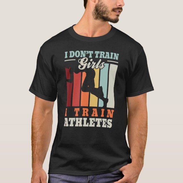 Camiseta I train athletes u2013 Marathon trainer marathoner (Frente)