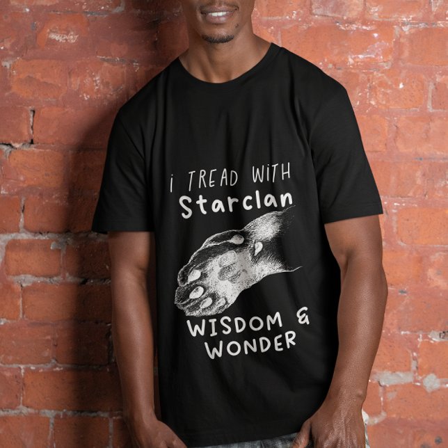 Camiseta I TREAD com gatos estrelados-sonhadores (Criador carregado)