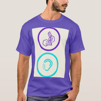 Camiseta I UNDERSTAND for deaf and fingerspelling with lipr