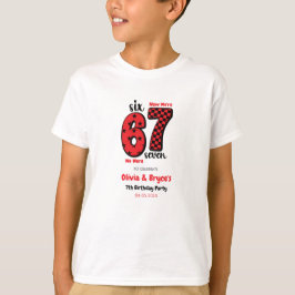 Camiseta I Was 6, Now I’m 7 – Twin 7th Birthday for Kids