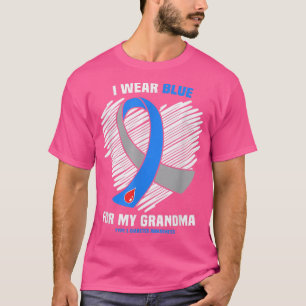 Camiseta I Wear Blue For My Grandma Type 1 Diabetes Awarene