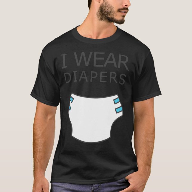 Camiseta I wear diapers Essential T-Shirt (Frente)
