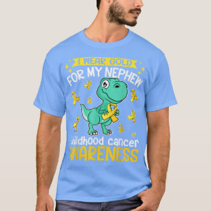 Camiseta I Wear Gold For My Nephew Childhood cancer awarene