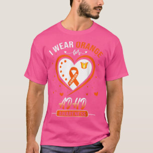 Camiseta I Wear Orange For ADHD Awareness Warrior