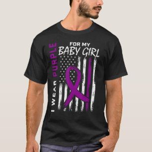 Camiseta I Wear Purple For My Baby Girl Epilepsy Awareness