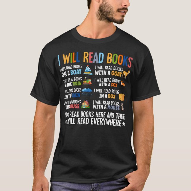 Camiseta I Will Read Books On A Boat Fun Reading Lover Desi (Frente)