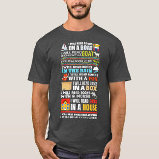 Camiseta I Will Read Books On a Boat Reading Gift for Read