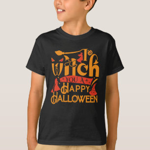 Camiseta I witch you a happy halloween