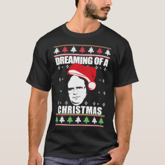 Camiseta I&x27;M SONHAMENTO DE UM NATAL DE NATAL DE BAIXO