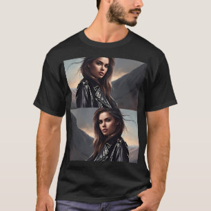 Camiseta IA Shirts, Musa Mística Rock, Bela Rocha Enigmátic