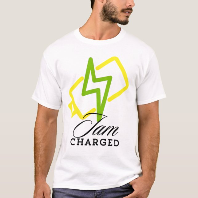 Camiseta Iam Carregado - Víblias Elétricas Positivas Unisex (Frente)