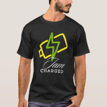 Iam Chargada Unisex T-Shirt - Vibes Elétricos Tee